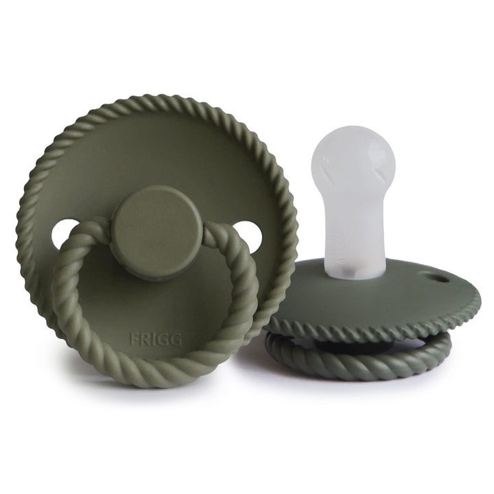 FRIGG Rope - Round Silicone Pacifier - Size 1