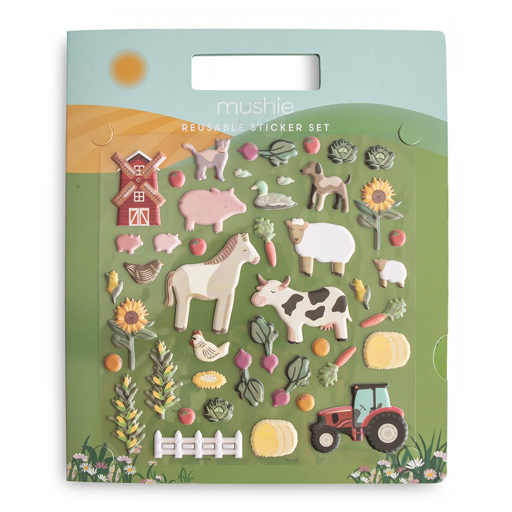 Mushie Reusable Sticker Kit