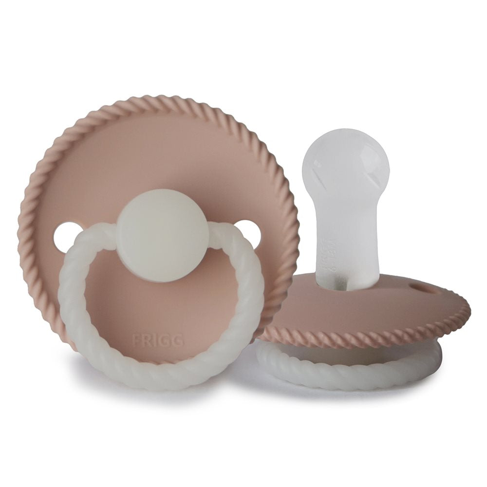 FRIGG Rope Night - Round Silicone Pacifier | Size 1
