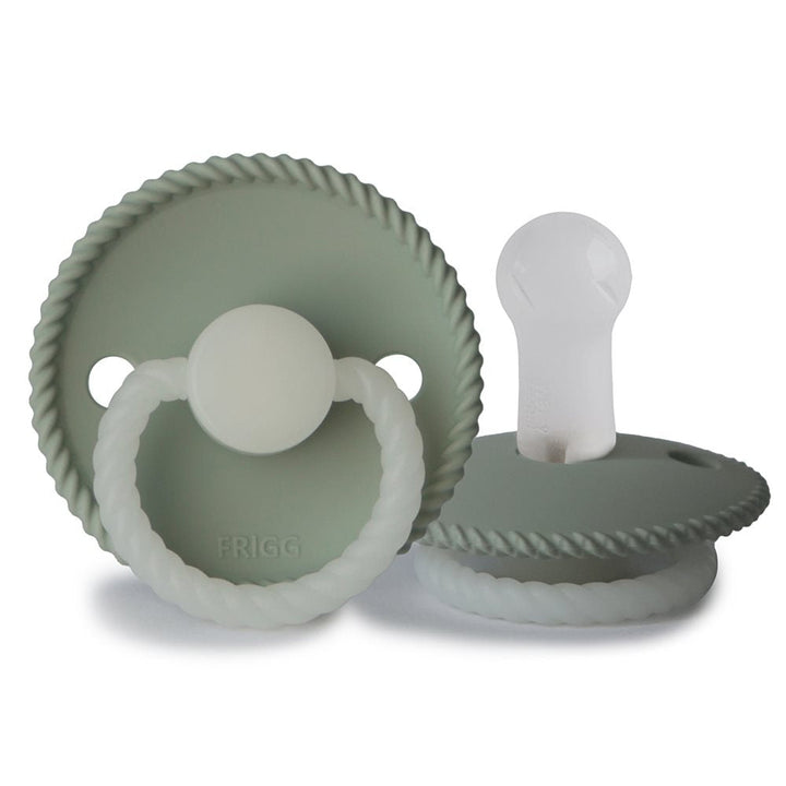 FRIGG Rope Night - Round Silicone Pacifier | Size 1