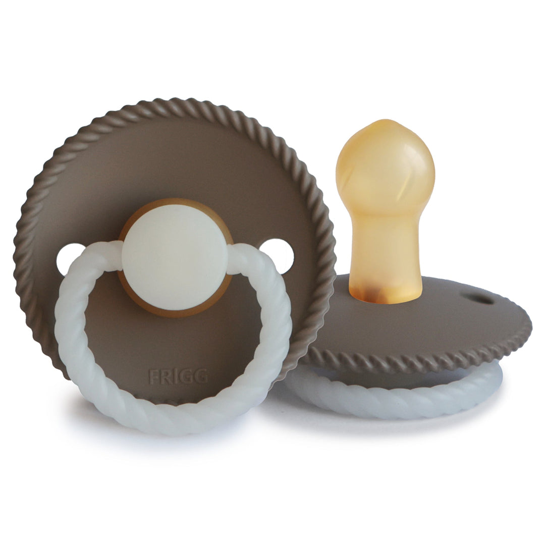 FRIGG Rope Night - Round Latex Pacifier | Size 2