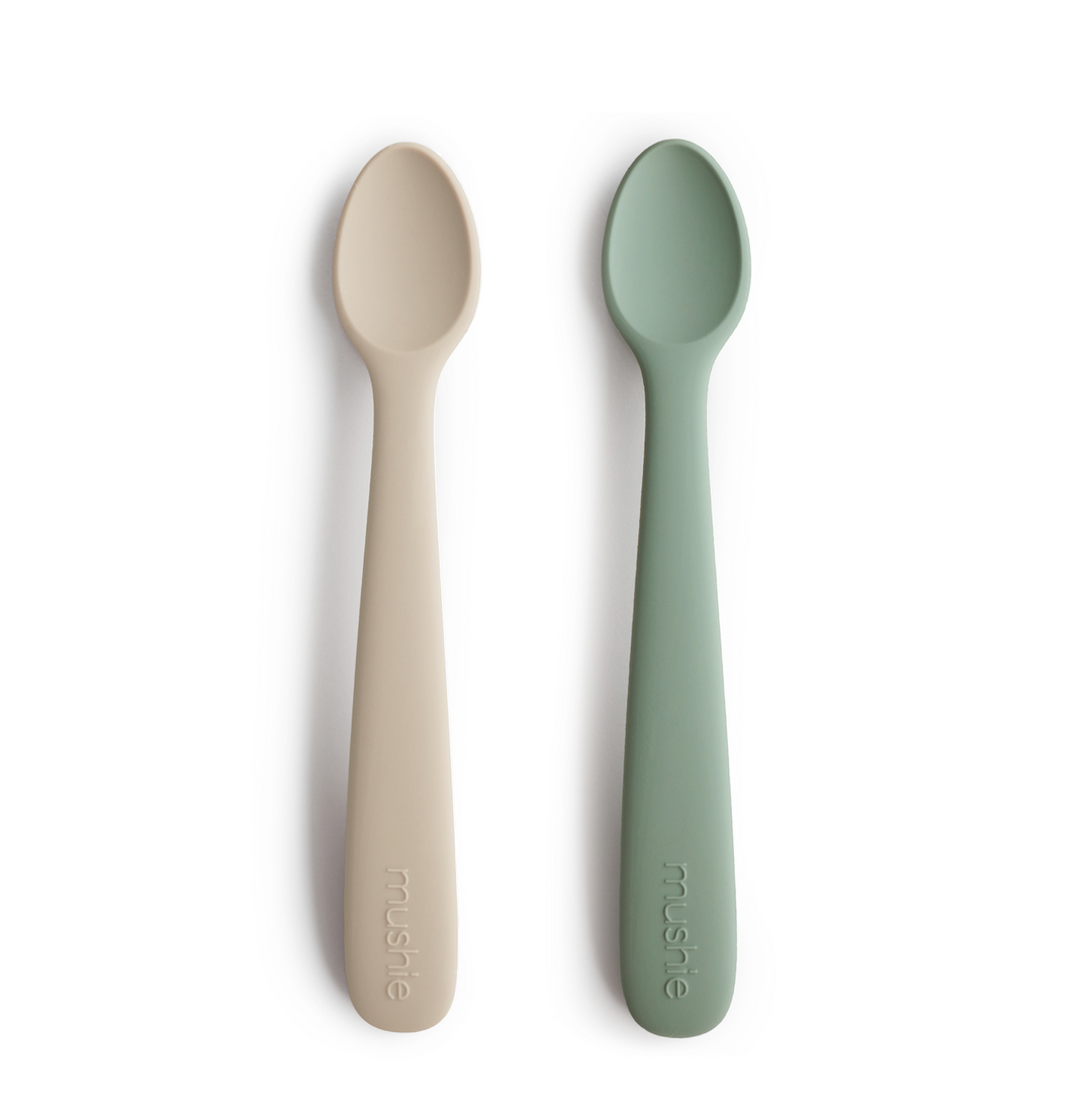 Mushie Silicone Feeding Spoons | 2 Pack