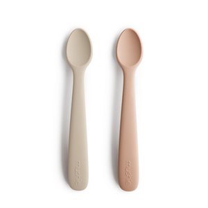 Mushie Silicone Feeding Spoons | 2 Pack