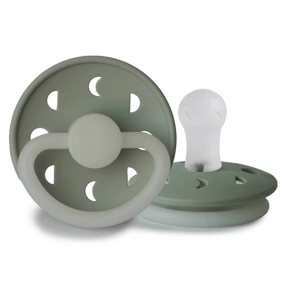 FRIGG Moon Night Round Silicone Pacifier | Size 1