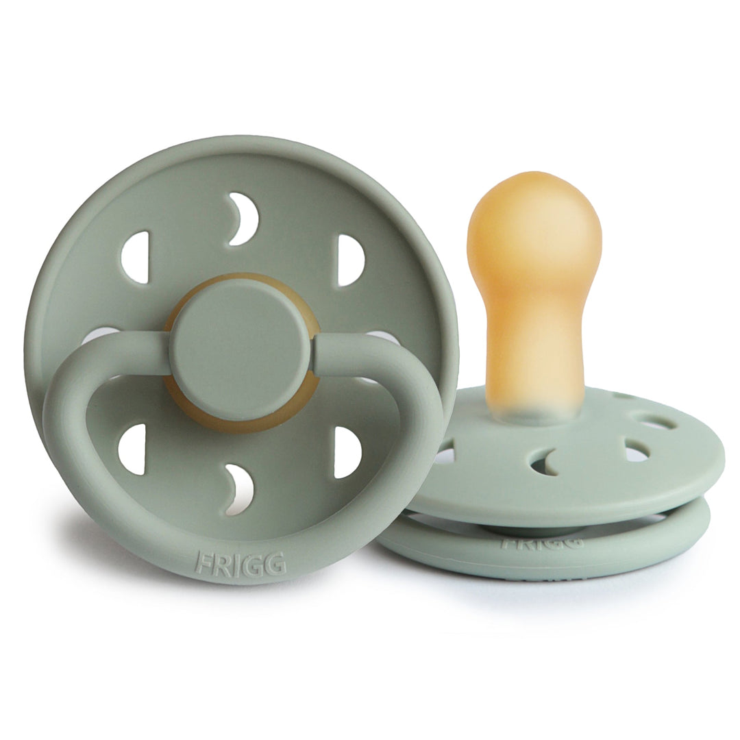 FRIGG Moon - Round Latex Pacifier | Size 2