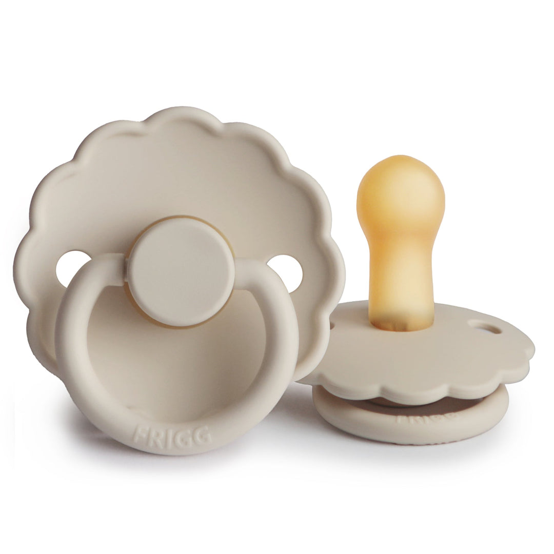 FRIGG Daisy Round Latex Pacifier | Size 2
