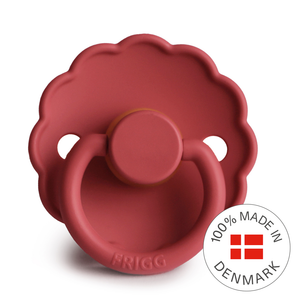 FRIGG Daisy - Round Latex Pacifier - Scarlett
