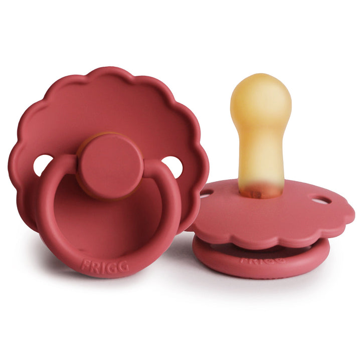 FRIGG Daisy Round Latex Pacifier | Size 2