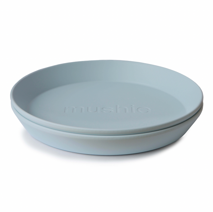 Mushie Round Plates | 2 Pack