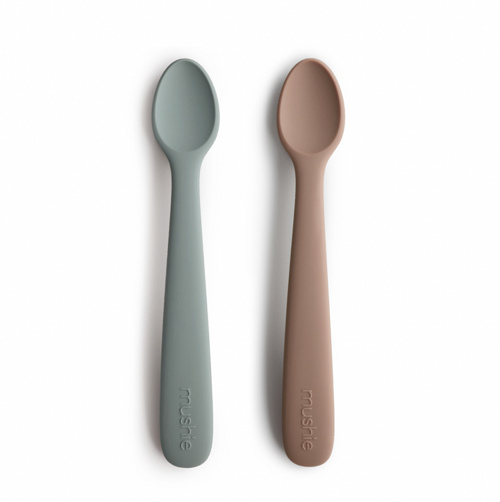 Mushie Silicone Feeding Spoons | 2 Pack