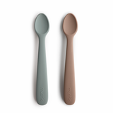 MUSHIE SILICONE FEEDING SPOONS - 2 PACK