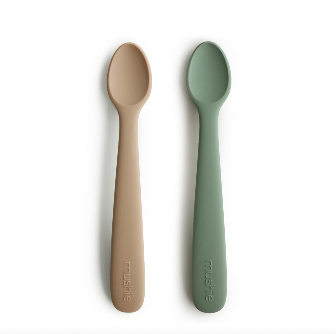 Mushie Silicone Feeding Spoons | 2 Pack