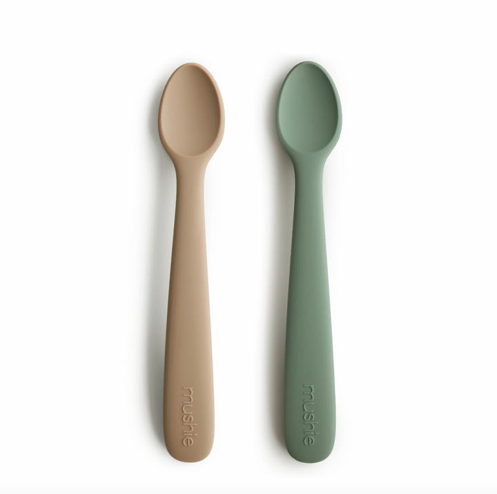 Mushie Silicone Feeding Spoons | 2 Pack