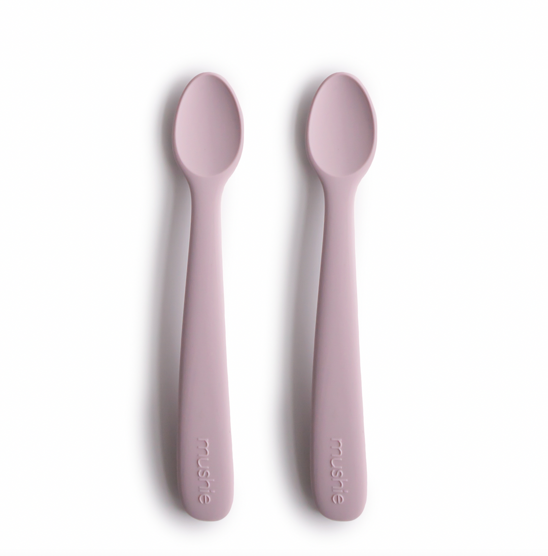 Mushie Silicone Feeding Spoons | 2 Pack