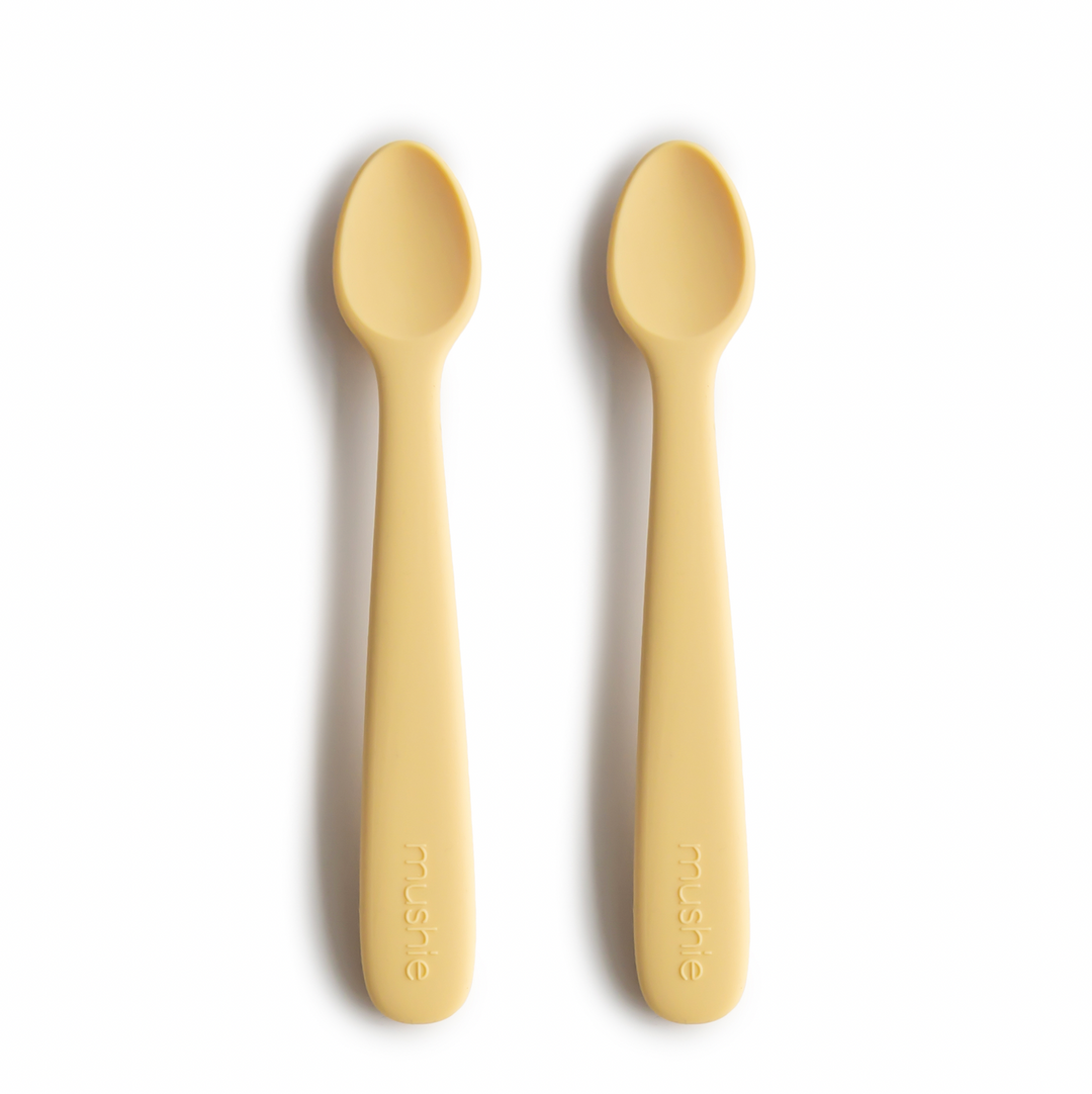 Mushie Silicone Feeding Spoons | 2 Pack