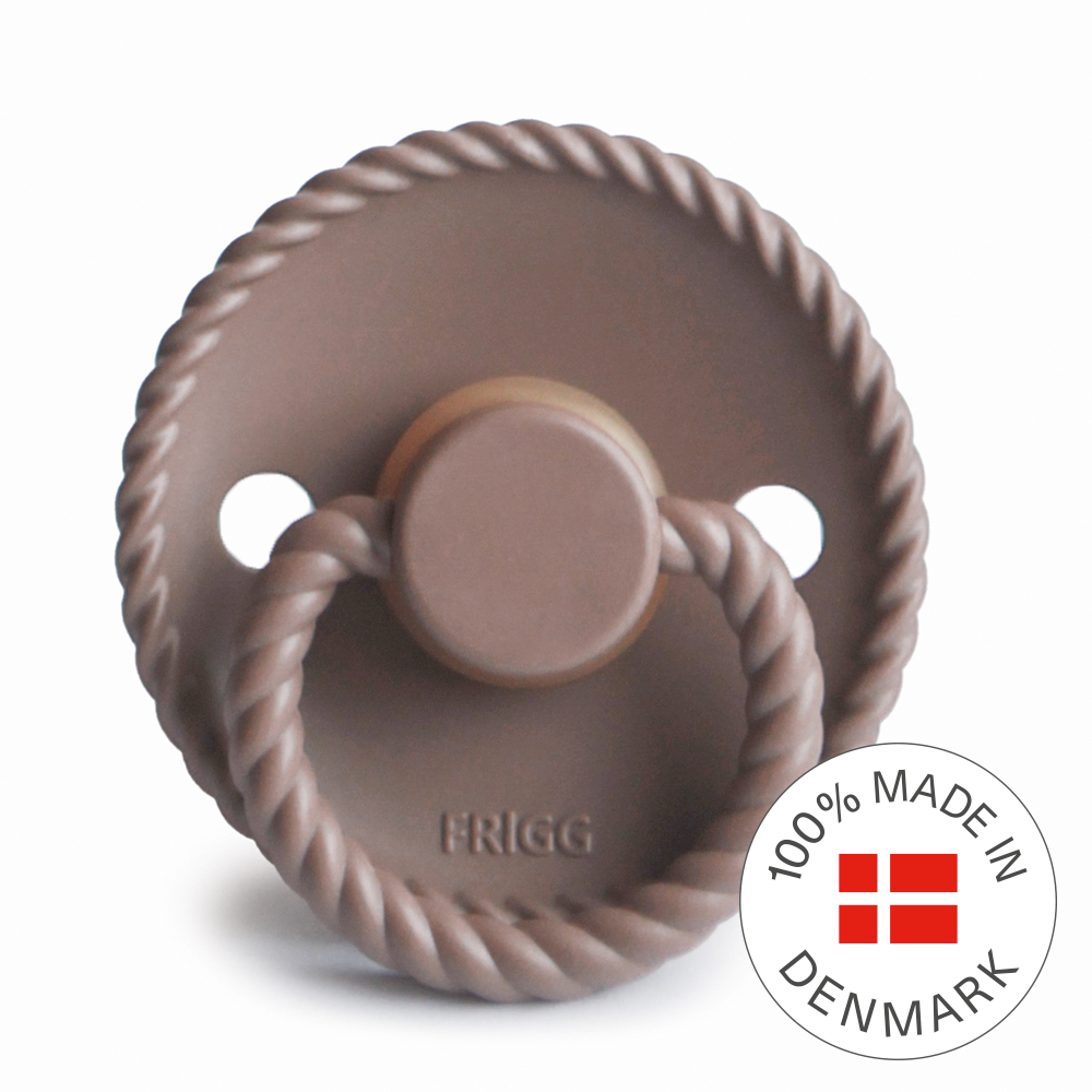 FRIGG Rope - Round Latex Pacifier - Size 2