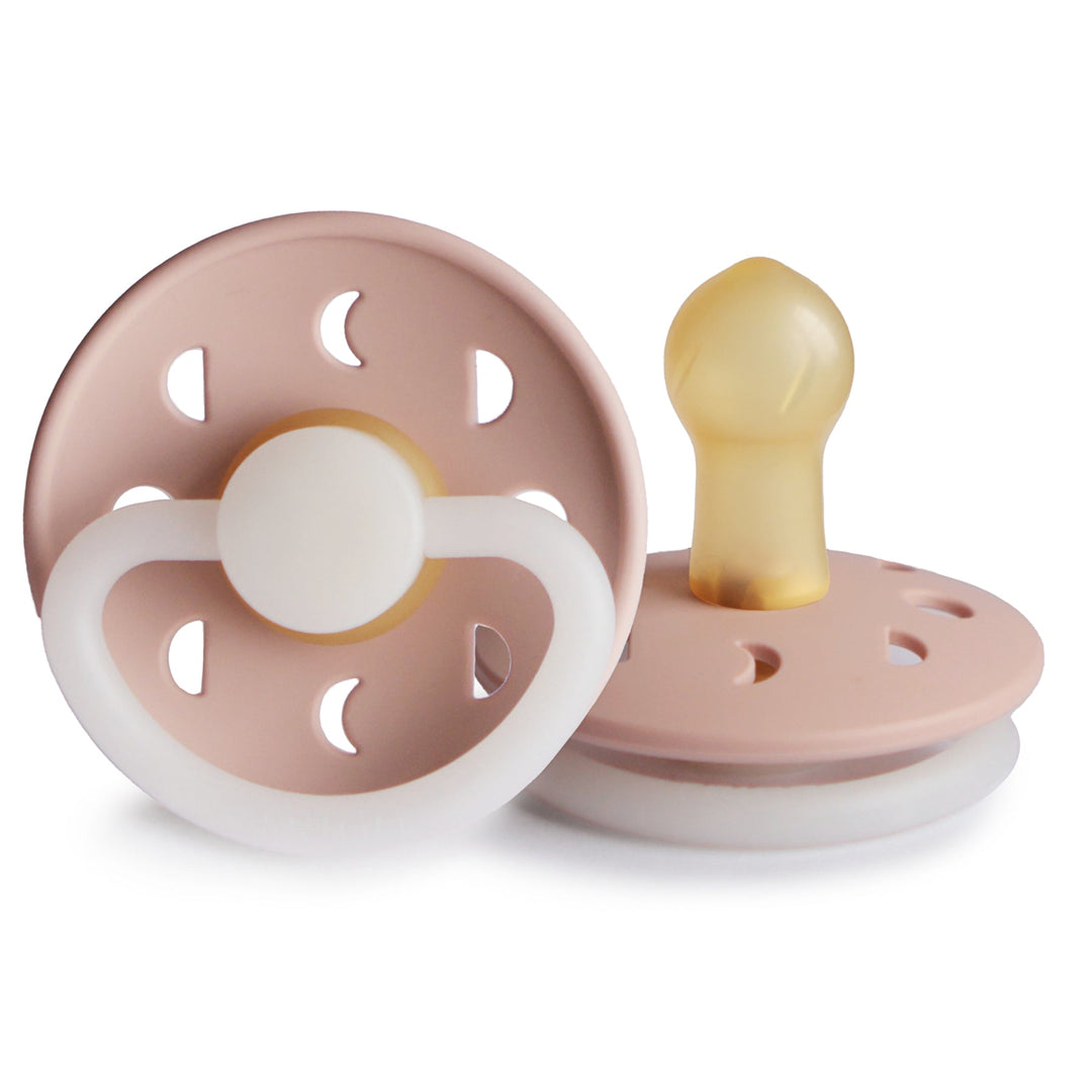 FRIGG Moon Night Round Latex Pacifier | Size 1