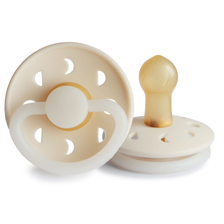 FRIGG Moon Night Round Latex Pacifier | Size 1