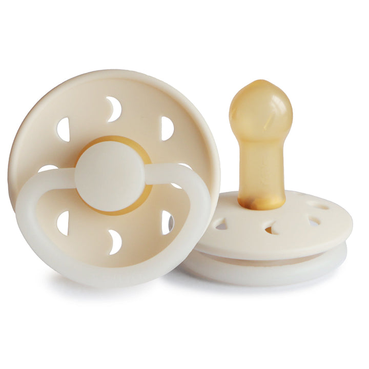FRIGG Moon Night Round Latex Pacifier | Size 2