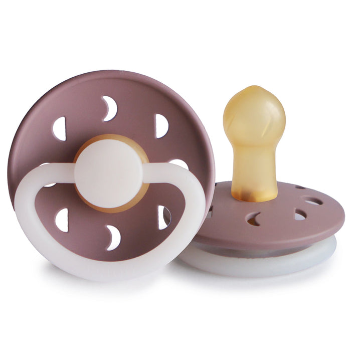 FRIGG Moon Night Round Latex Pacifier | Size 1