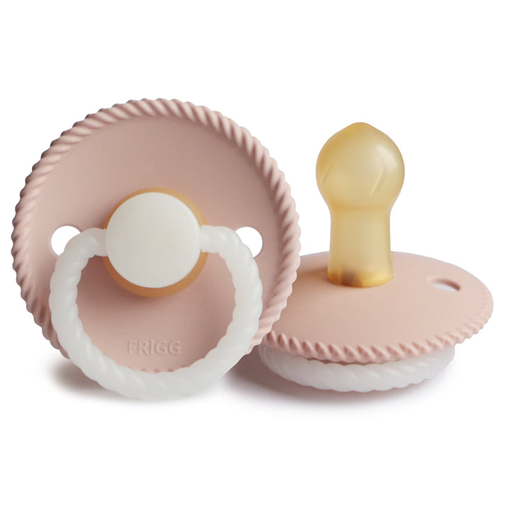 FRIGG Rope Night - Round Latex Pacifier | Size 2