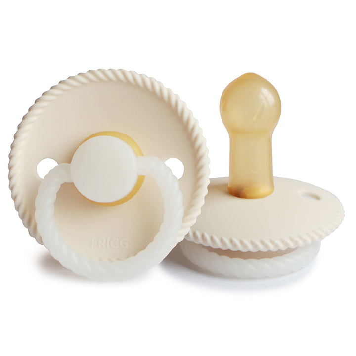 FRIGG Rope Night - Round Latex Pacifier | Size 2