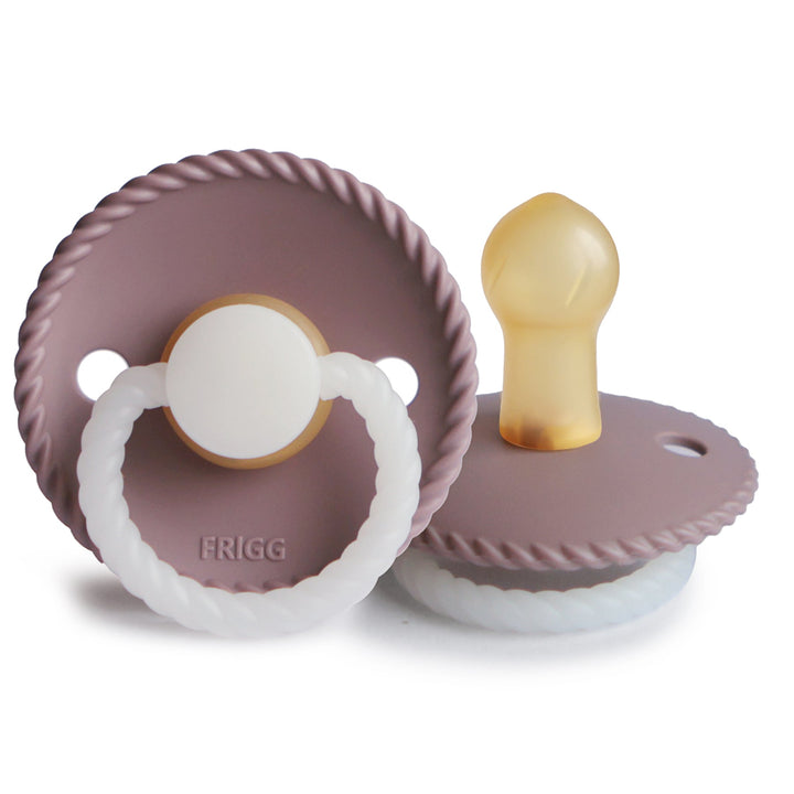 FRIGG Rope Night - Round Latex Pacifier | Size 2