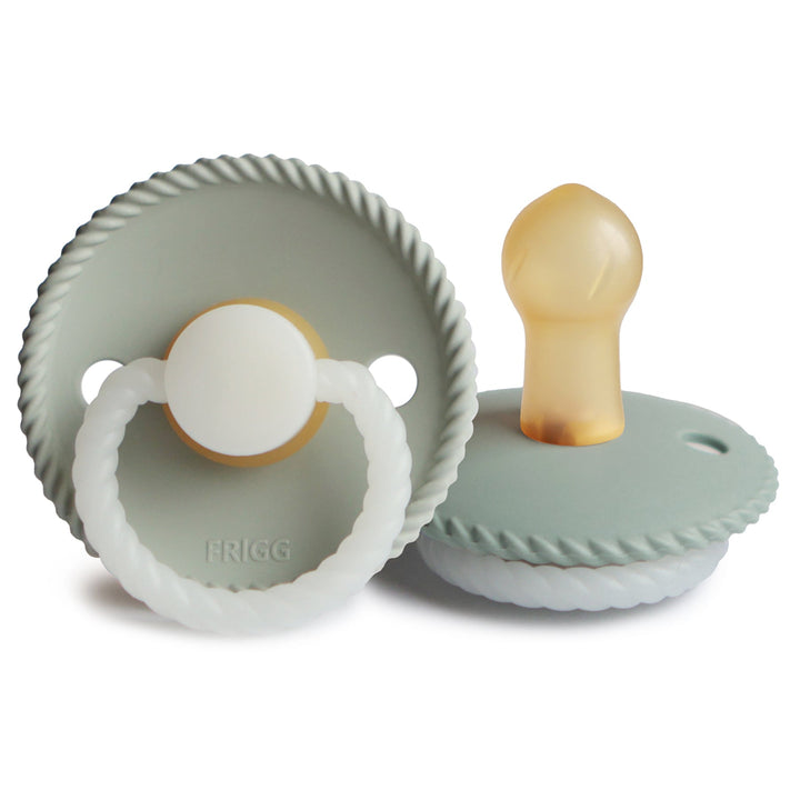 FRIGG Rope Night - Round Latex Pacifier | Size 2