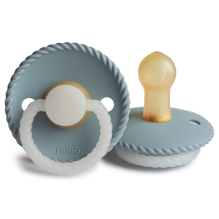 FRIGG Rope Night - Round Latex Pacifier | Size 2