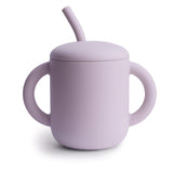 MUSHIE SILICONE TRAINING CUP + STRAW