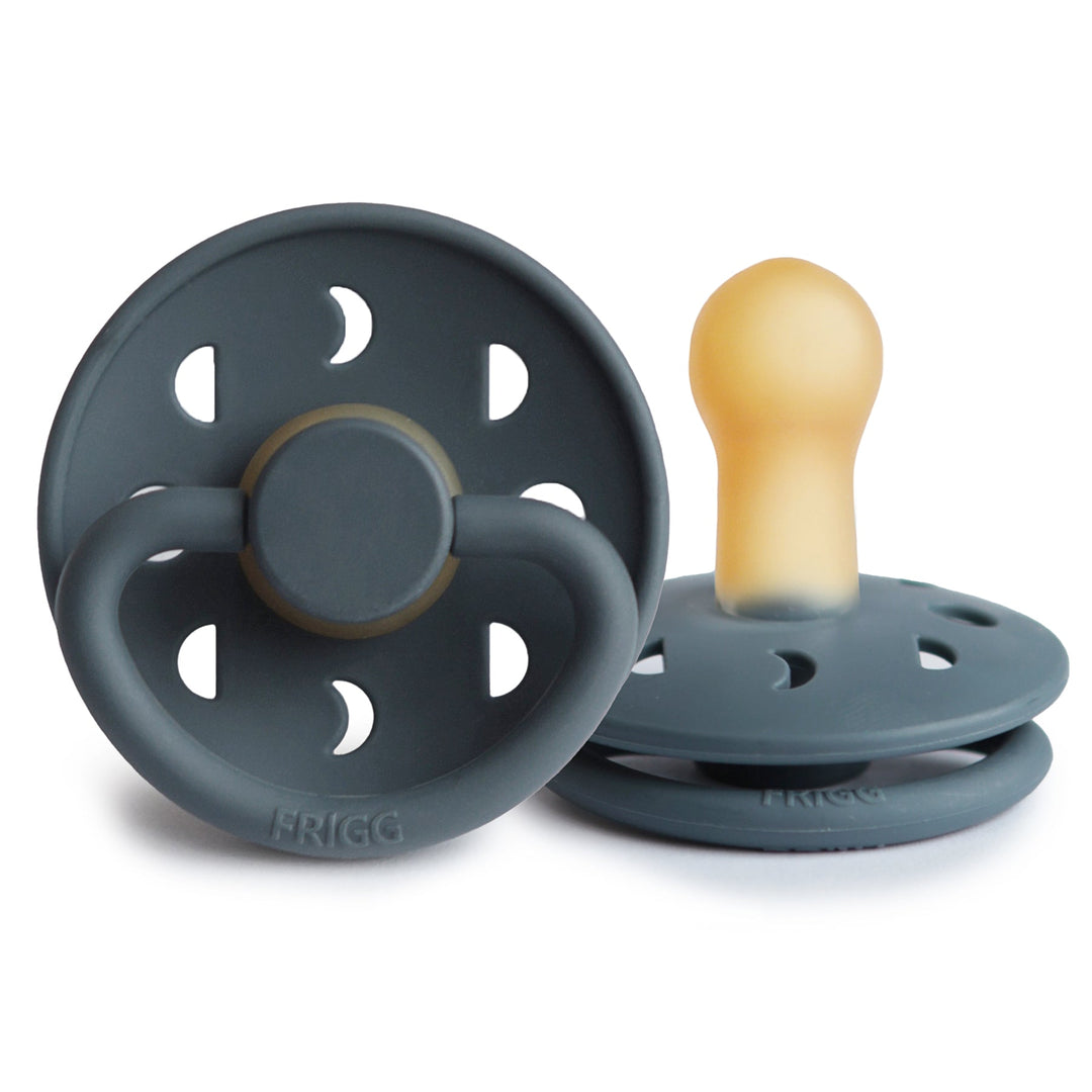 FRIGG Moon - Round Latex Pacifier | Size 2