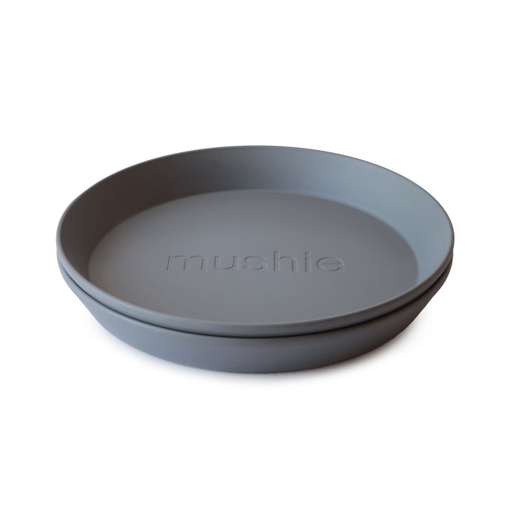 Mushie Round Plates | 2 Pack
