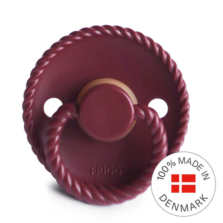 FRIGG Rope - Round Latex Pacifier - Size 2