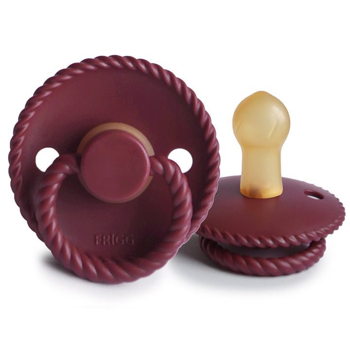 FRIGG Rope - Round Latex Pacifier - Size 2