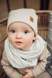 SLOUCHY BEANIE - JAGGER (Bone Knit)