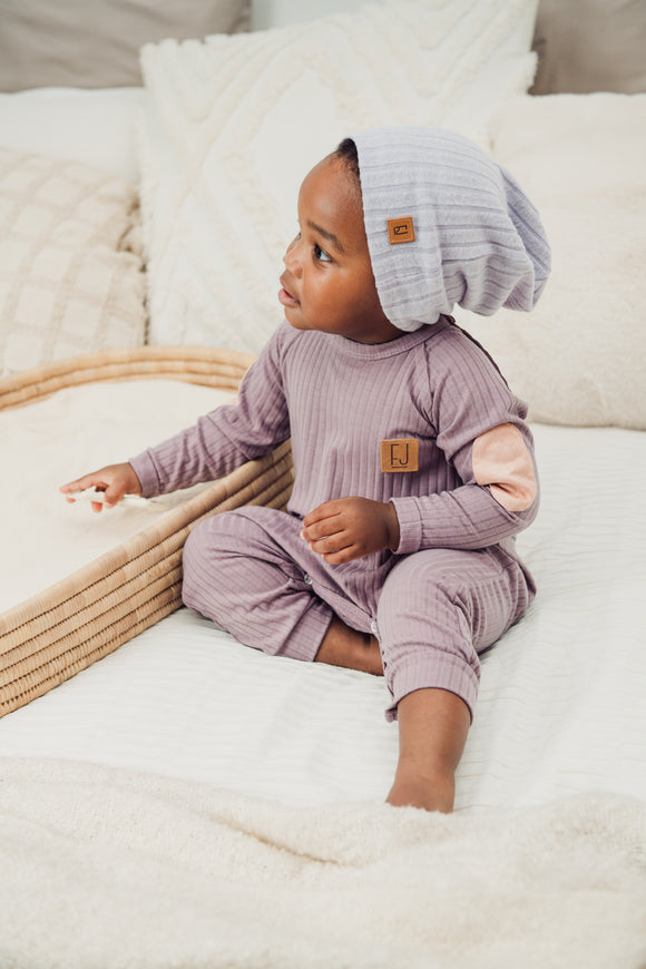 RAGLAN ONESIE - GIGI (Grape)