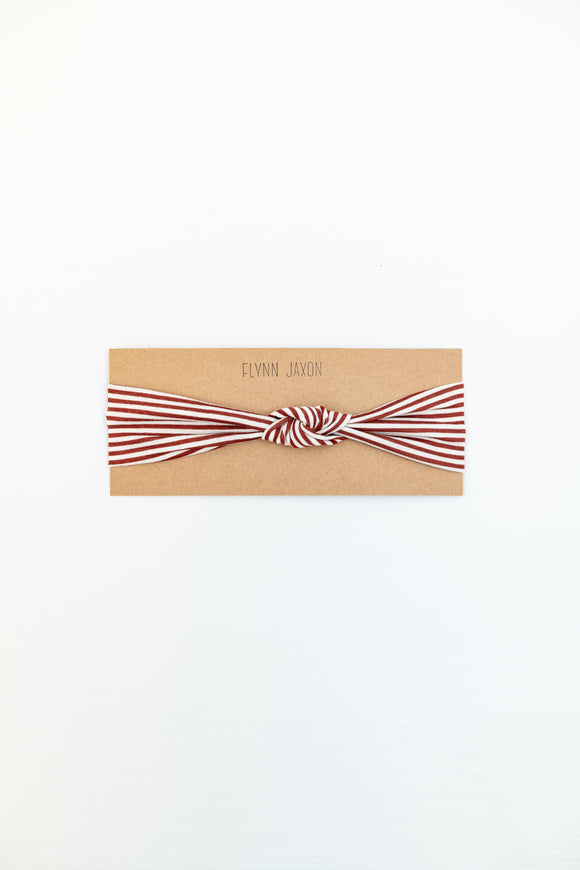 HEADBAND - RYLIN (Burgundy+White Stripe) - Flynn Jaxon