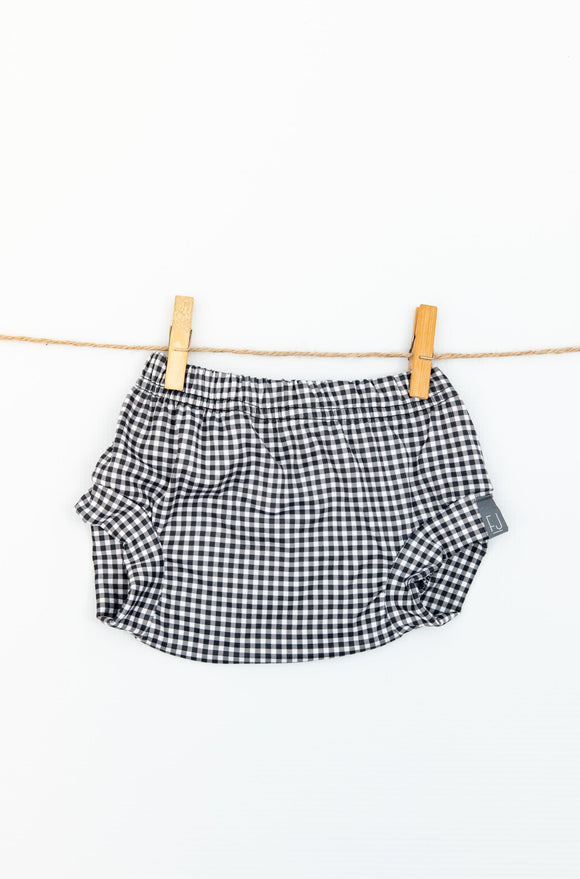 SHORTIE - TOTO (Black+White Gingham) - Flynn Jaxon