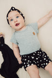 HEADBAND - EVIE (Black+White Painted Spot) - Flynn Jaxon