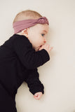 KNOTTED GOWN - BLACK - Flynn Jaxon