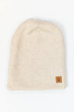 SLOUCHY BEANIE - JAGGER (Bone Knit)
