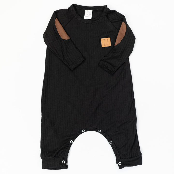 Raglan Onesie | Ramsey (Black)