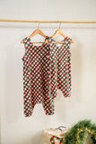 ROMPER - JOLLY (Christmas Gingham)