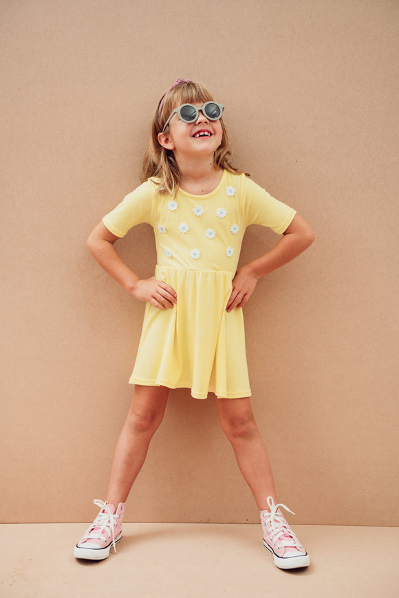 DAISY DRESS - LEMON - Flynn Jaxon