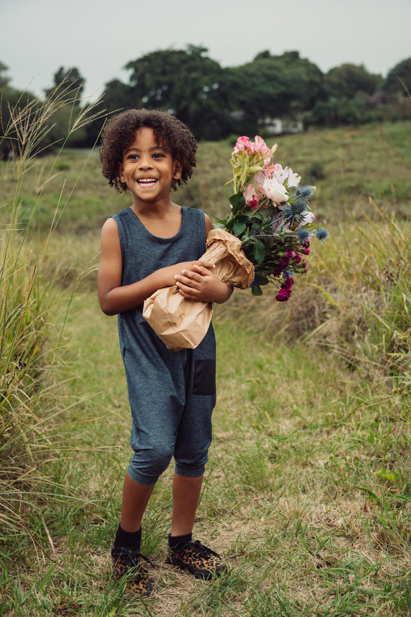 ROMPER - DYLAN (Denim Cropped) - Flynn Jaxon