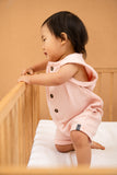 SLEEVELESS PLAYSUIT - BLUSH