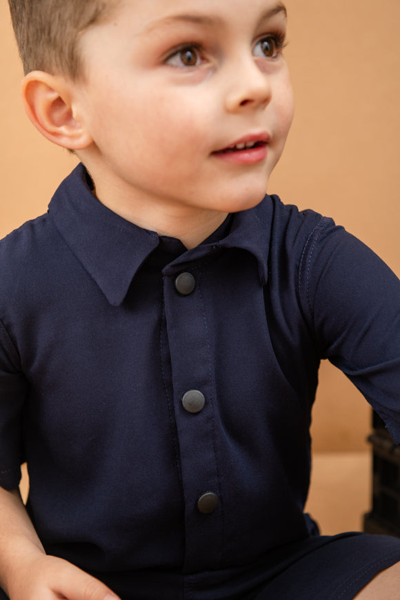 SUMMER BOILERSUIT - NAVY