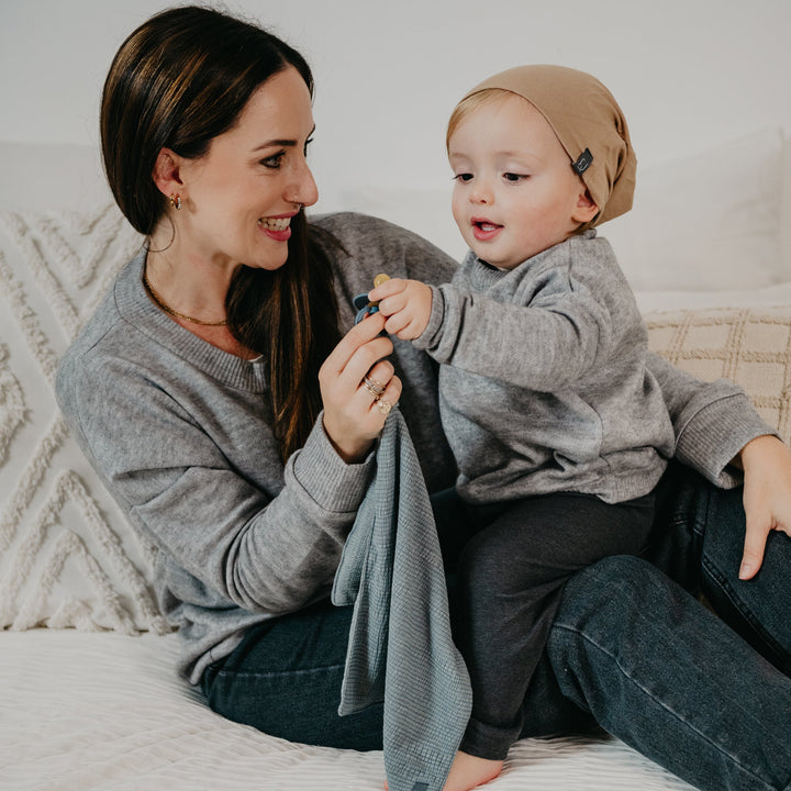 Adult Cosy Jumper | Grey Melange