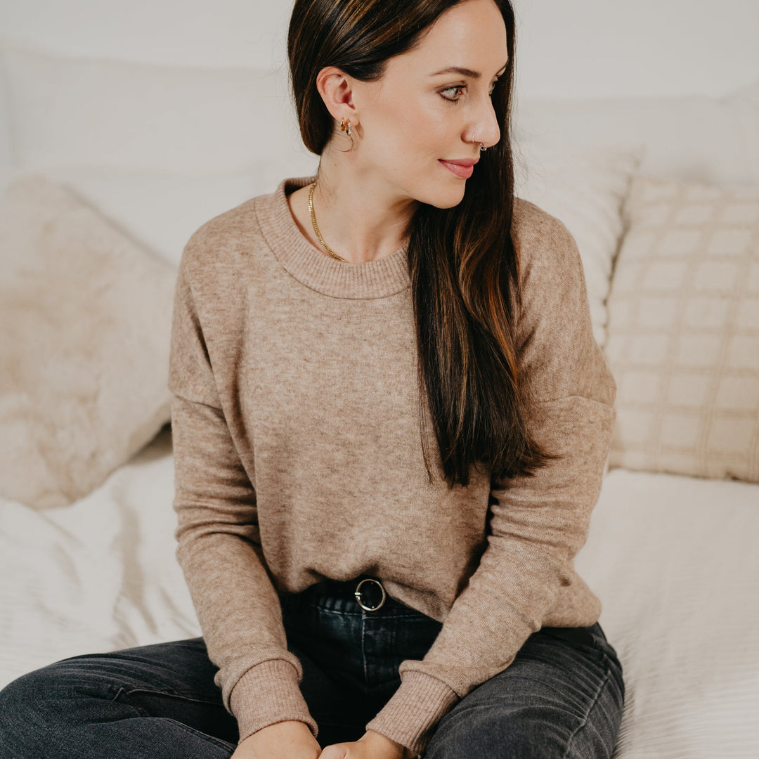 Adult Cosy Jumper | Cinnamon