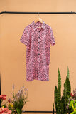 SUMMER BOILERSUIT - PINK LEOPARD